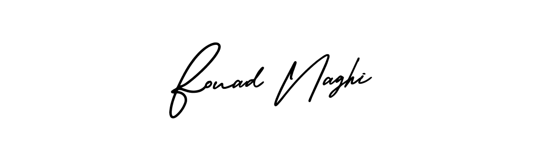 How to Draw Fouad Naghi signature style? AmerikaSignatureDemo-Regular is a latest design signature styles for name Fouad Naghi. Fouad Naghi signature style 3 images and pictures png