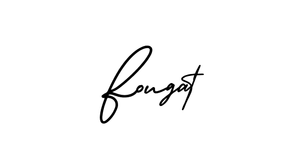 The best way (AmerikaSignatureDemo-Regular) to make a short signature is to pick only two or three words in your name. The name Fougat include a total of six letters. For converting this name. Fougat signature style 3 images and pictures png
