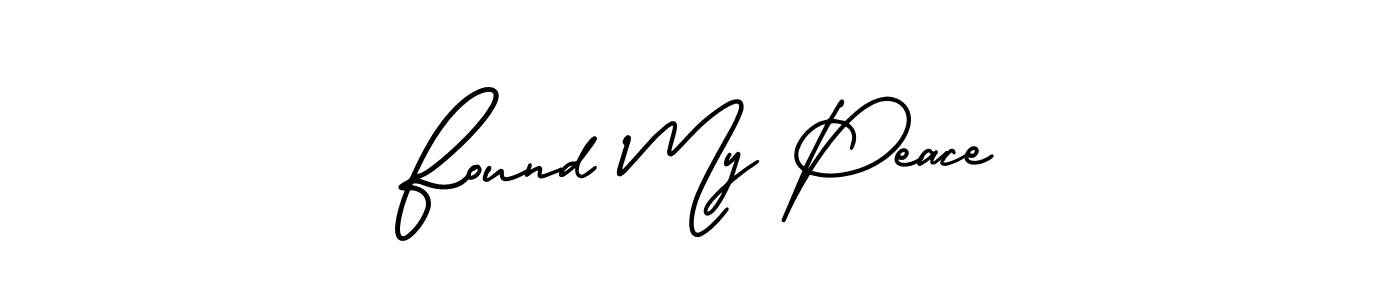 Similarly AmerikaSignatureDemo-Regular is the best handwritten signature design. Signature creator online .You can use it as an online autograph creator for name Found My Peace. Found My Peace signature style 3 images and pictures png