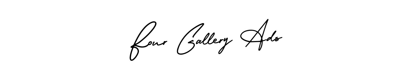 Use a signature maker to create a handwritten signature online. With this signature software, you can design (AmerikaSignatureDemo-Regular) your own signature for name Four Gallery Ads. Four Gallery Ads signature style 3 images and pictures png