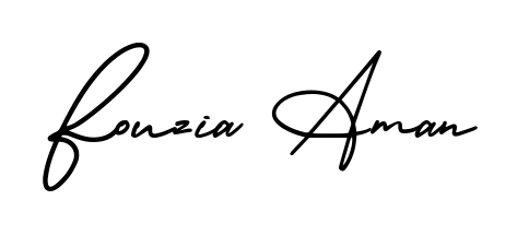 How to make Fouzia Aman name signature. Use AmerikaSignatureDemo-Regular style for creating short signs online. This is the latest handwritten sign. Fouzia Aman signature style 3 images and pictures png