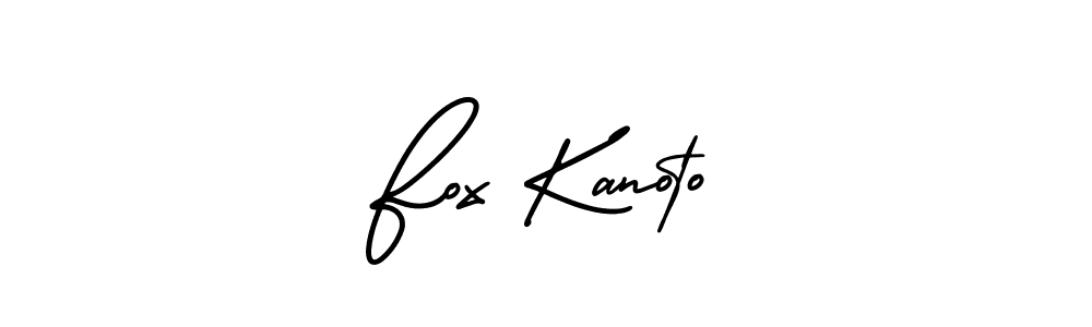 Also You can easily find your signature by using the search form. We will create Fox Kanoto name handwritten signature images for you free of cost using AmerikaSignatureDemo-Regular sign style. Fox Kanoto signature style 3 images and pictures png