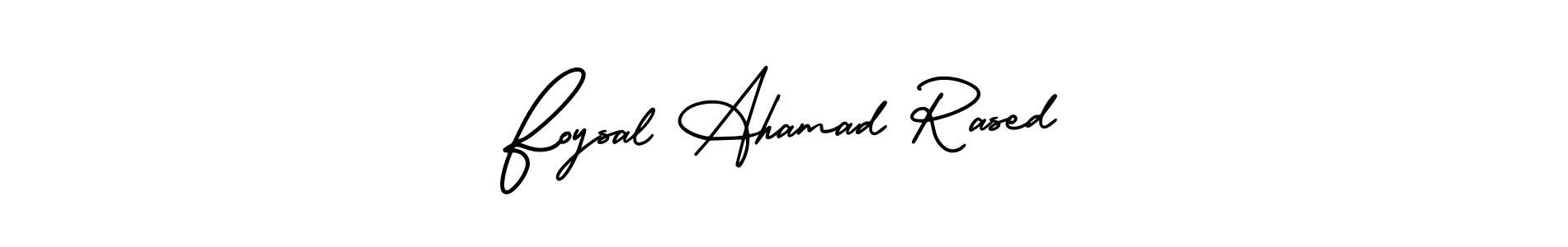 Use a signature maker to create a handwritten signature online. With this signature software, you can design (AmerikaSignatureDemo-Regular) your own signature for name Foysal Ahamad Rased. Foysal Ahamad Rased signature style 3 images and pictures png