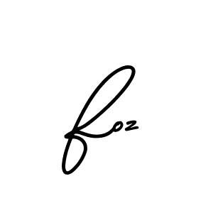 The best way (AmerikaSignatureDemo-Regular) to make a short signature is to pick only two or three words in your name. The name Foz include a total of six letters. For converting this name. Foz signature style 3 images and pictures png