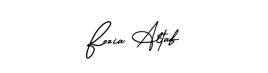Also we have Fozia Altaf name is the best signature style. Create professional handwritten signature collection using AmerikaSignatureDemo-Regular autograph style. Fozia Altaf signature style 3 images and pictures png