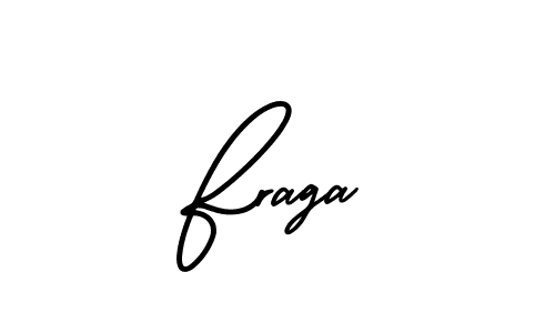 Make a beautiful signature design for name Fraga. With this signature (AmerikaSignatureDemo-Regular) style, you can create a handwritten signature for free. Fraga signature style 3 images and pictures png