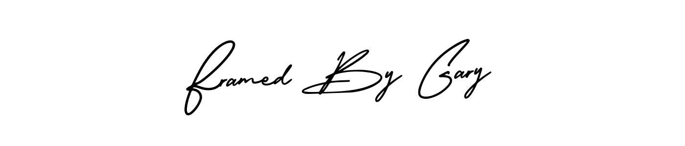 Use a signature maker to create a handwritten signature online. With this signature software, you can design (AmerikaSignatureDemo-Regular) your own signature for name Framed By Gary. Framed By Gary signature style 3 images and pictures png