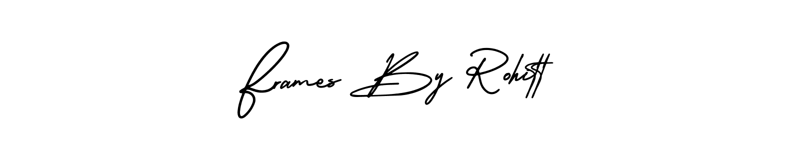 Make a beautiful signature design for name Frames By Rohitt. With this signature (AmerikaSignatureDemo-Regular) style, you can create a handwritten signature for free. Frames By Rohitt signature style 3 images and pictures png