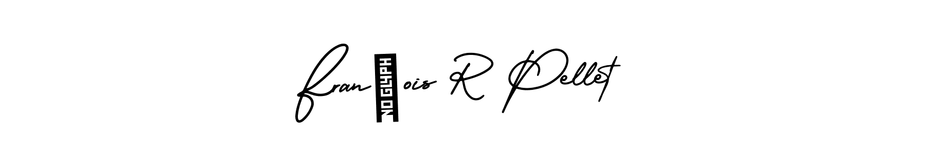 Create a beautiful signature design for name François R Pellet. With this signature (AmerikaSignatureDemo-Regular) fonts, you can make a handwritten signature for free. François R Pellet signature style 3 images and pictures png