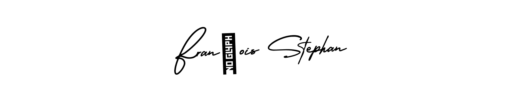 It looks lik you need a new signature style for name François Stephan. Design unique handwritten (AmerikaSignatureDemo-Regular) signature with our free signature maker in just a few clicks. François Stephan signature style 3 images and pictures png