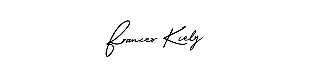 Also we have Frances Kiely name is the best signature style. Create professional handwritten signature collection using AmerikaSignatureDemo-Regular autograph style. Frances Kiely signature style 3 images and pictures png