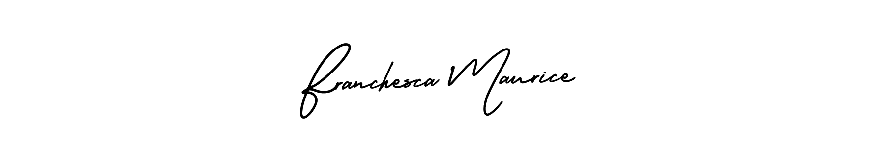Make a beautiful signature design for name Franchesca Maurice. Use this online signature maker to create a handwritten signature for free. Franchesca Maurice signature style 3 images and pictures png