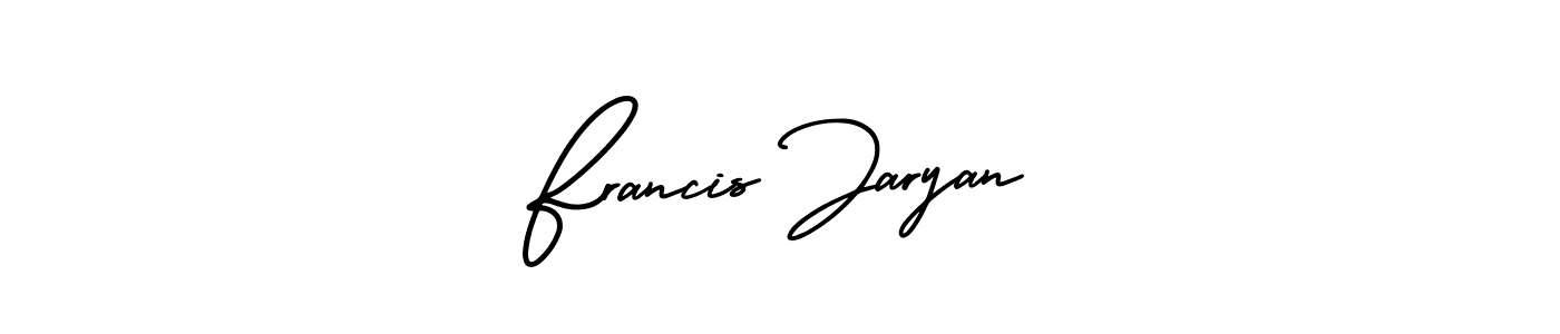 Similarly AmerikaSignatureDemo-Regular is the best handwritten signature design. Signature creator online .You can use it as an online autograph creator for name Francis Jaryan. Francis Jaryan signature style 3 images and pictures png