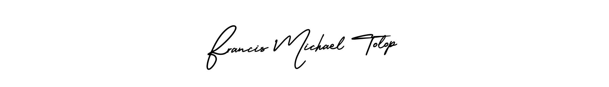 Make a beautiful signature design for name Francis Michael Tolop. Use this online signature maker to create a handwritten signature for free. Francis Michael Tolop signature style 3 images and pictures png