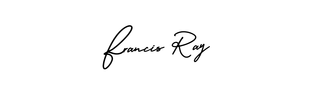 How to make Francis Ray name signature. Use AmerikaSignatureDemo-Regular style for creating short signs online. This is the latest handwritten sign. Francis Ray signature style 3 images and pictures png