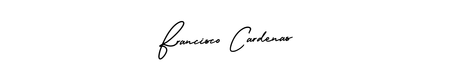 Design your own signature with our free online signature maker. With this signature software, you can create a handwritten (AmerikaSignatureDemo-Regular) signature for name Francisco Cardenas. Francisco Cardenas signature style 3 images and pictures png