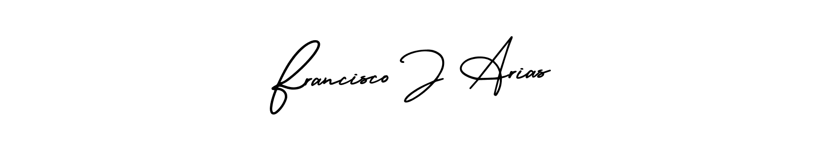 Best and Professional Signature Style for Francisco J Arias. AmerikaSignatureDemo-Regular Best Signature Style Collection. Francisco J Arias signature style 3 images and pictures png