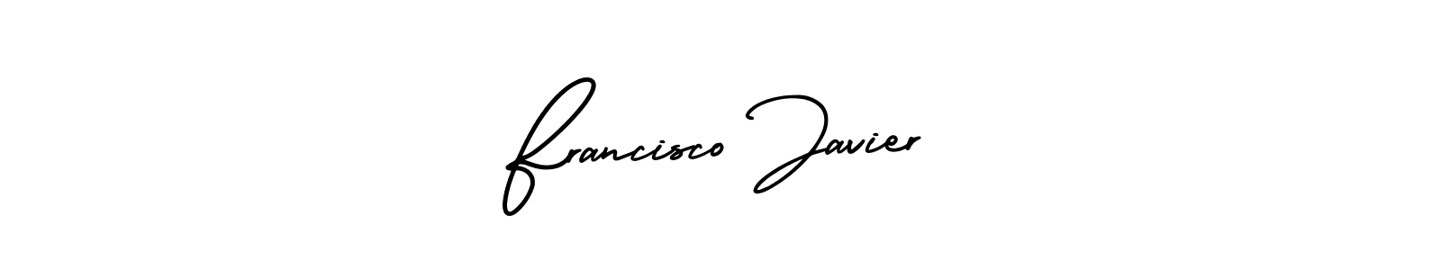 You should practise on your own different ways (AmerikaSignatureDemo-Regular) to write your name (Francisco Javier) in signature. don't let someone else do it for you. Francisco Javier signature style 3 images and pictures png