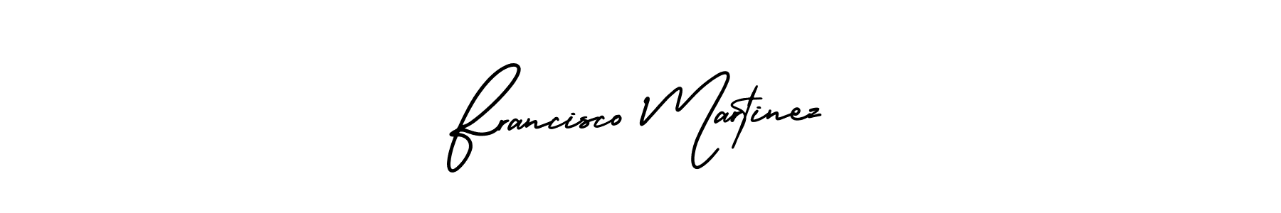 You should practise on your own different ways (AmerikaSignatureDemo-Regular) to write your name (Francisco Martinez) in signature. don't let someone else do it for you. Francisco Martinez signature style 3 images and pictures png