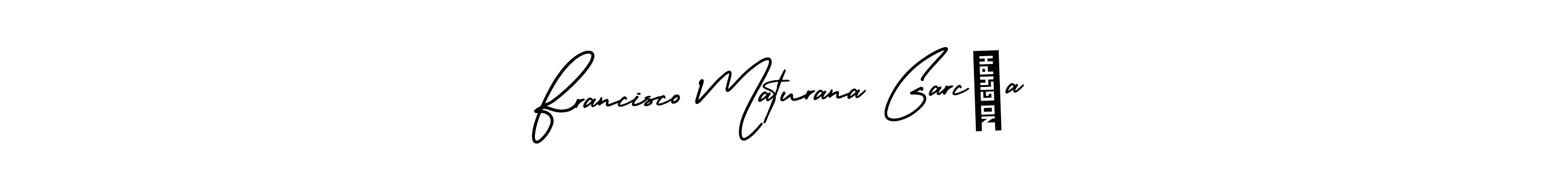 Make a short Francisco Maturana García signature style. Manage your documents anywhere anytime using AmerikaSignatureDemo-Regular. Create and add eSignatures, submit forms, share and send files easily. Francisco Maturana García signature style 3 images and pictures png