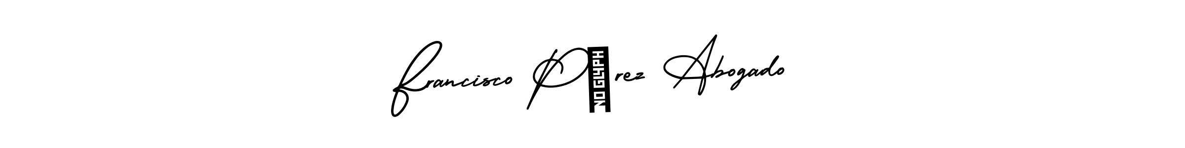 if you are searching for the best signature style for your name Francisco Pérez Abogado. so please give up your signature search. here we have designed multiple signature styles  using AmerikaSignatureDemo-Regular. Francisco Pérez Abogado signature style 3 images and pictures png