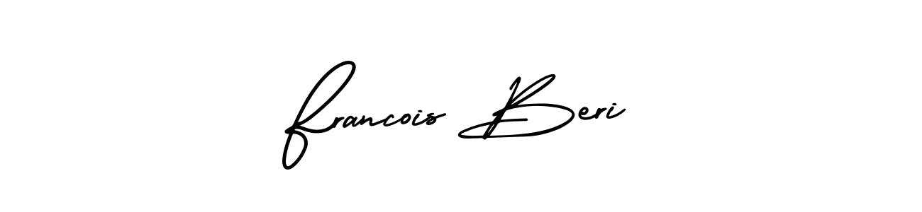 Make a beautiful signature design for name Francois Beri. With this signature (AmerikaSignatureDemo-Regular) style, you can create a handwritten signature for free. Francois Beri signature style 3 images and pictures png