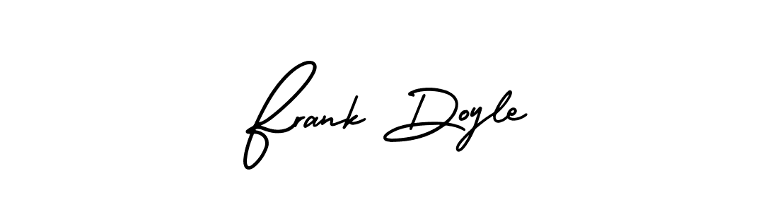 The best way (AmerikaSignatureDemo-Regular) to make a short signature is to pick only two or three words in your name. The name Frank Doyle include a total of six letters. For converting this name. Frank Doyle signature style 3 images and pictures png