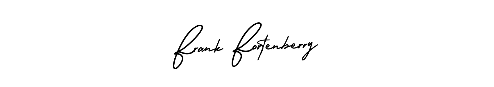 How to make Frank Fortenberry name signature. Use AmerikaSignatureDemo-Regular style for creating short signs online. This is the latest handwritten sign. Frank Fortenberry signature style 3 images and pictures png