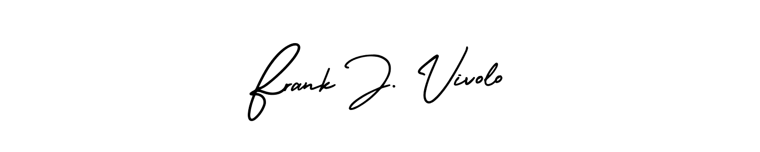 How to Draw Frank J. Vivolo signature style? AmerikaSignatureDemo-Regular is a latest design signature styles for name Frank J. Vivolo. Frank J. Vivolo signature style 3 images and pictures png