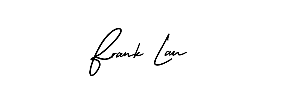 Use a signature maker to create a handwritten signature online. With this signature software, you can design (AmerikaSignatureDemo-Regular) your own signature for name Frank Lau. Frank Lau signature style 3 images and pictures png