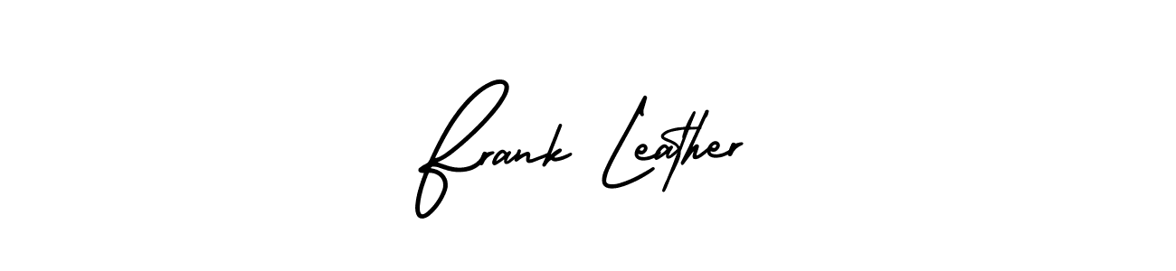 It looks lik you need a new signature style for name Frank Leather. Design unique handwritten (AmerikaSignatureDemo-Regular) signature with our free signature maker in just a few clicks. Frank Leather signature style 3 images and pictures png