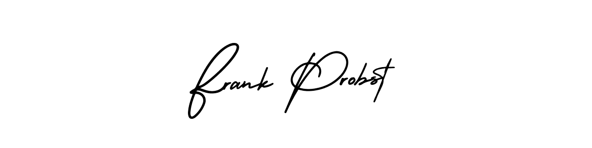 Make a beautiful signature design for name Frank Probst. With this signature (AmerikaSignatureDemo-Regular) style, you can create a handwritten signature for free. Frank Probst signature style 3 images and pictures png