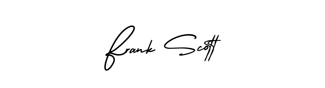 Design your own signature with our free online signature maker. With this signature software, you can create a handwritten (AmerikaSignatureDemo-Regular) signature for name Frank Scott. Frank Scott signature style 3 images and pictures png