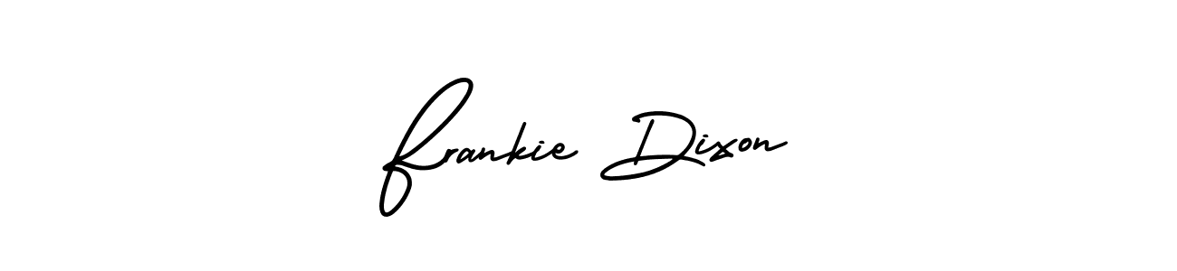 How to make Frankie Dixon name signature. Use AmerikaSignatureDemo-Regular style for creating short signs online. This is the latest handwritten sign. Frankie Dixon signature style 3 images and pictures png