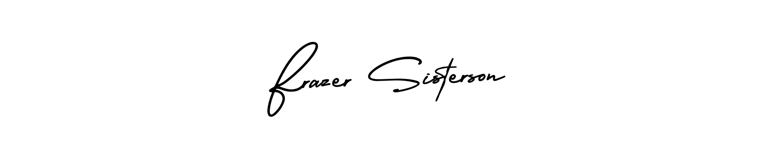 How to Draw Frazer Sisterson signature style? AmerikaSignatureDemo-Regular is a latest design signature styles for name Frazer Sisterson. Frazer Sisterson signature style 3 images and pictures png