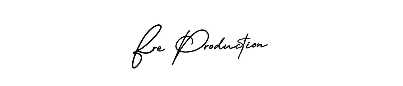 Make a beautiful signature design for name Fre Production. Use this online signature maker to create a handwritten signature for free. Fre Production signature style 3 images and pictures png