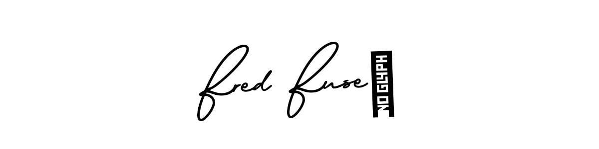 Use a signature maker to create a handwritten signature online. With this signature software, you can design (AmerikaSignatureDemo-Regular) your own signature for name Fred Fuse . Fred Fuse  signature style 3 images and pictures png