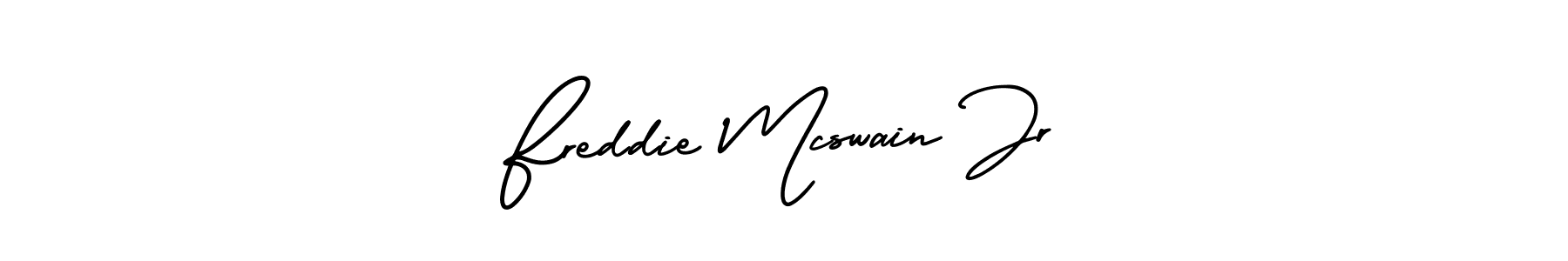 Also we have Freddie Mcswain Jr name is the best signature style. Create professional handwritten signature collection using AmerikaSignatureDemo-Regular autograph style. Freddie Mcswain Jr signature style 3 images and pictures png