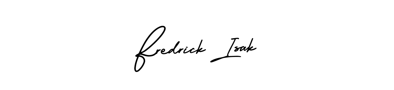 Check out images of Autograph of Fredrick Isak name. Actor Fredrick Isak Signature Style. AmerikaSignatureDemo-Regular is a professional sign style online. Fredrick Isak signature style 3 images and pictures png