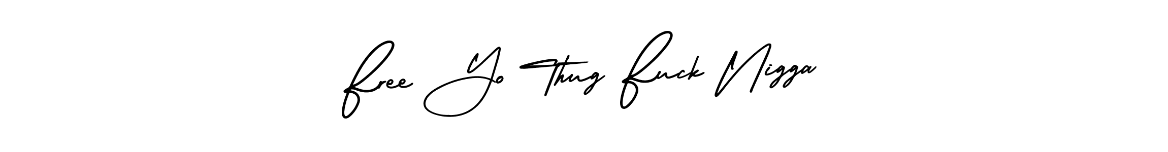 How to Draw Free Yo Thug Fuck Nigga signature style? AmerikaSignatureDemo-Regular is a latest design signature styles for name Free Yo Thug Fuck Nigga. Free Yo Thug Fuck Nigga signature style 3 images and pictures png