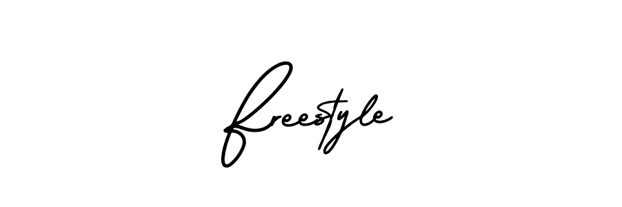 Make a beautiful signature design for name Freestyle. With this signature (AmerikaSignatureDemo-Regular) style, you can create a handwritten signature for free. Freestyle signature style 3 images and pictures png