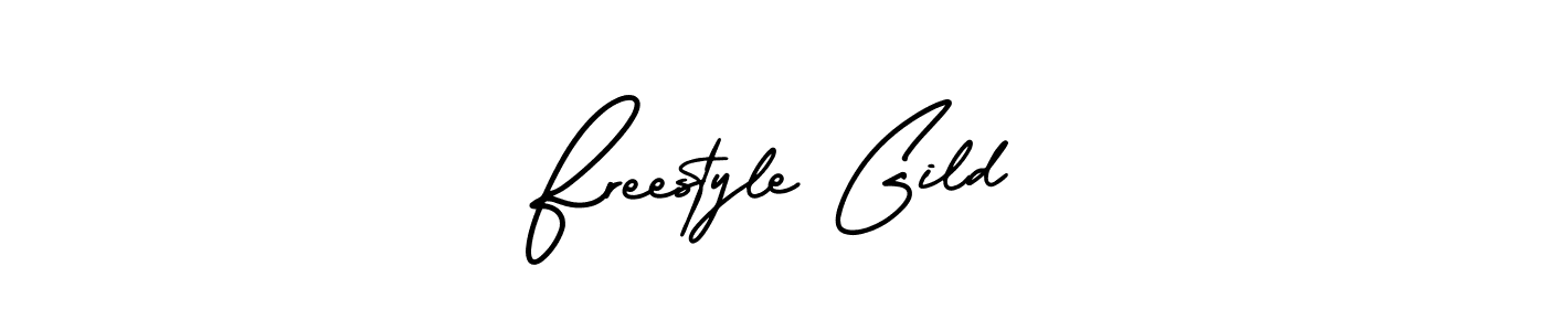 Check out images of Autograph of Freestyle Gild name. Actor Freestyle Gild Signature Style. AmerikaSignatureDemo-Regular is a professional sign style online. Freestyle Gild signature style 3 images and pictures png