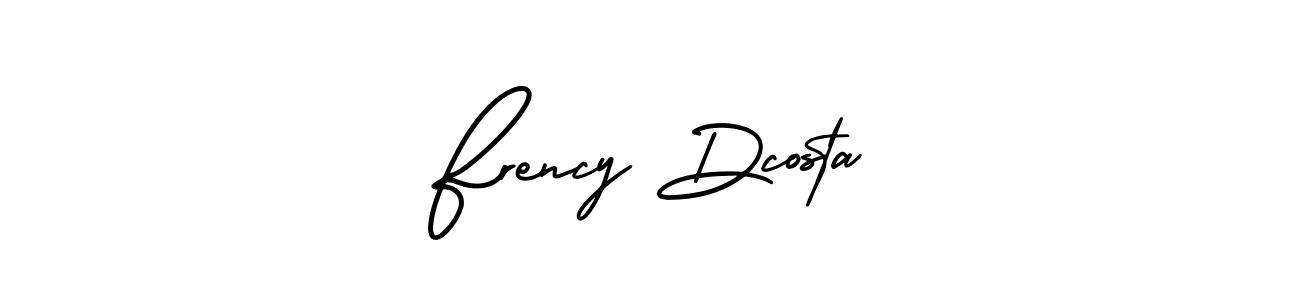 Make a beautiful signature design for name Frency Dcosta. Use this online signature maker to create a handwritten signature for free. Frency Dcosta signature style 3 images and pictures png