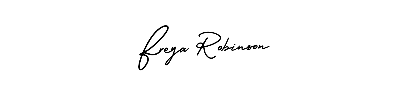See photos of Freya Robinson official signature by Spectra . Check more albums & portfolios. Read reviews & check more about AmerikaSignatureDemo-Regular font. Freya Robinson signature style 3 images and pictures png