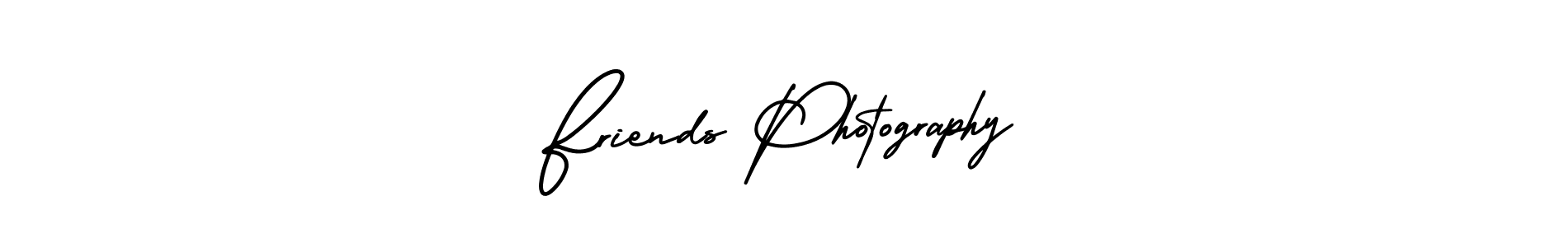 Design your own signature with our free online signature maker. With this signature software, you can create a handwritten (AmerikaSignatureDemo-Regular) signature for name Friends Photography. Friends Photography signature style 3 images and pictures png