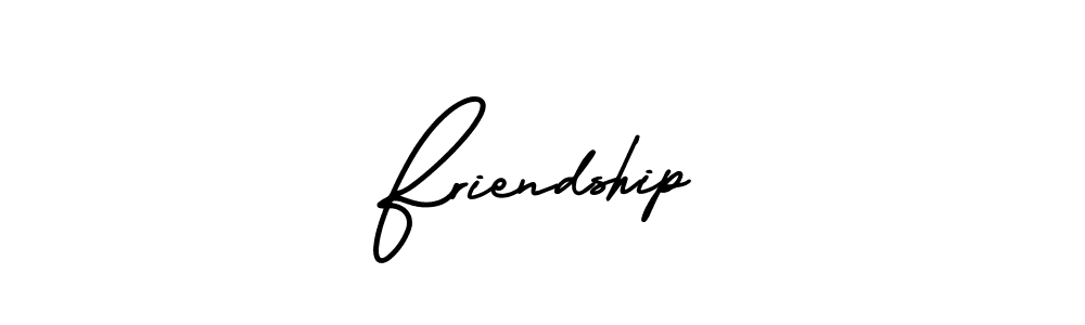 How to Draw Friendship signature style? AmerikaSignatureDemo-Regular is a latest design signature styles for name Friendship. Friendship signature style 3 images and pictures png