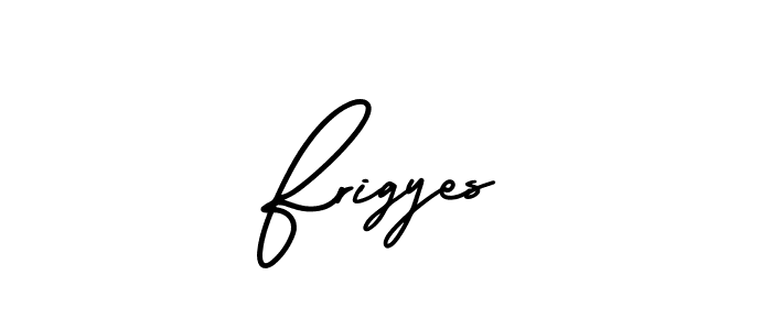 This is the best signature style for the Frigyes name. Also you like these signature font (AmerikaSignatureDemo-Regular). Mix name signature. Frigyes signature style 3 images and pictures png