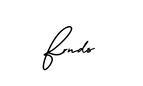 if you are searching for the best signature style for your name Frnds. so please give up your signature search. here we have designed multiple signature styles  using AmerikaSignatureDemo-Regular. Frnds signature style 3 images and pictures png