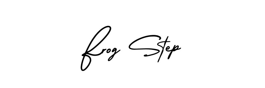 Also You can easily find your signature by using the search form. We will create Frog Step name handwritten signature images for you free of cost using AmerikaSignatureDemo-Regular sign style. Frog Step signature style 3 images and pictures png