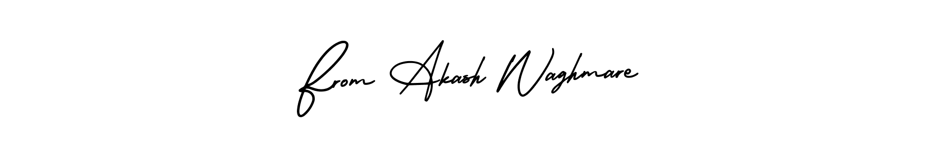 Here are the top 10 professional signature styles for the name From Akash Waghmare. These are the best autograph styles you can use for your name. From Akash Waghmare signature style 3 images and pictures png